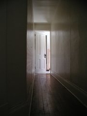 Pat's horror-movie hallway
