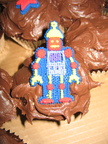 Yummy robot cupcake made by JoAnn. :)