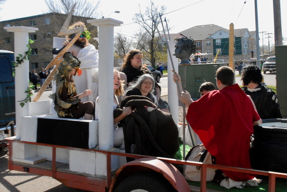 Starting the parade